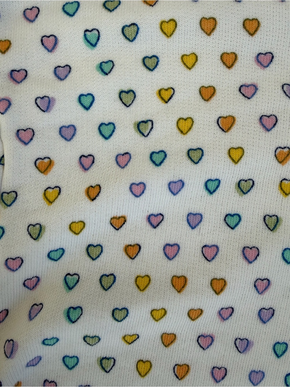 Roller Rabbit Hoodie Multicolor Heart Print - Picture 3 of 4